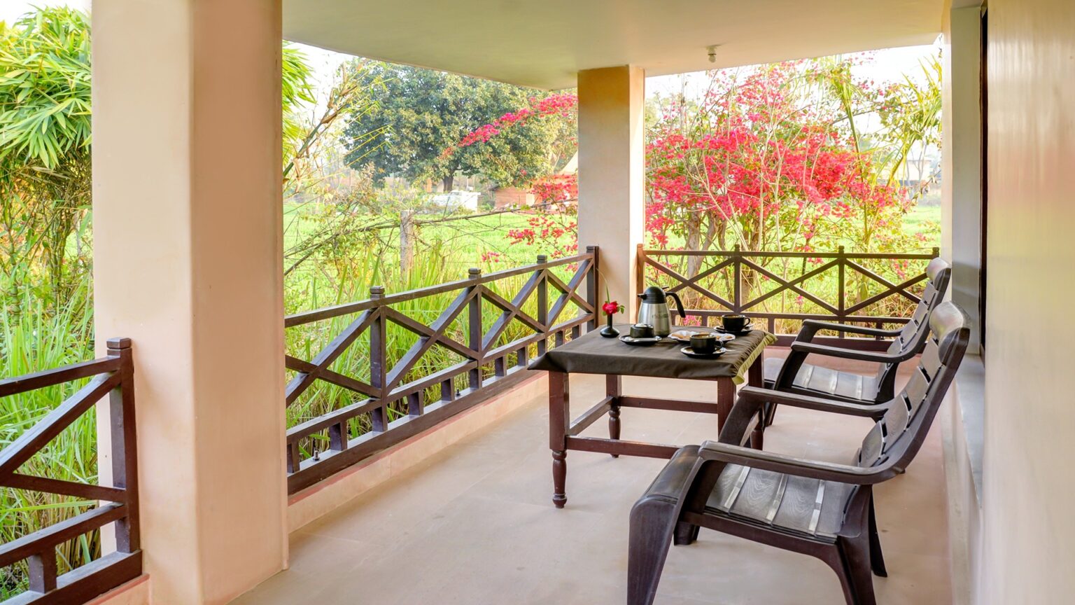 Cottage seating area